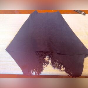 Echo One Size Blue Shawl Poncho
